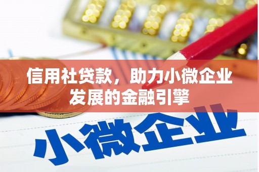 安南信用社贷款，助力小微企业发展的金融引擎