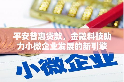 安南平安普惠贷款，金融科技助力小微企业发展的新引擎
