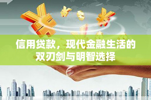 安南信用贷款，现代金融生活的双刃剑与明智选择