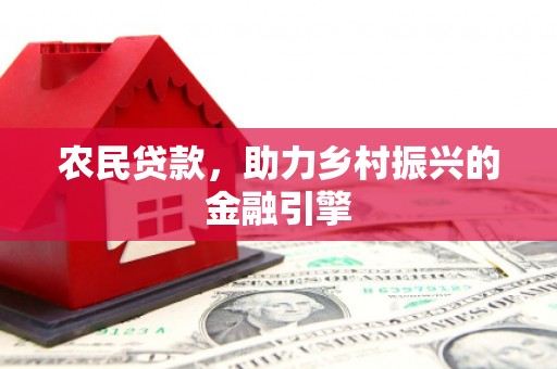 安南农民贷款，助力乡村振兴的金融引擎