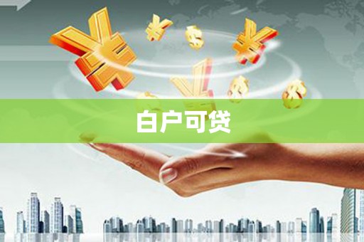 安南白户可贷