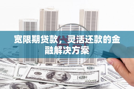 安南宽限期贷款，灵活还款的金融解决方案