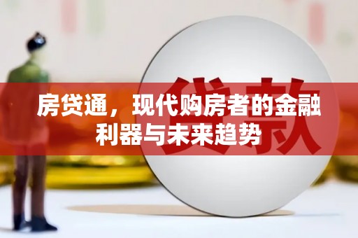 安南房贷通，现代购房者的金融利器与未来趋势