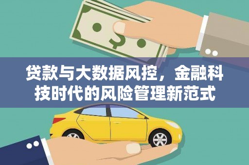 安南贷款与大数据风控，金融科技时代的风险管理新范式