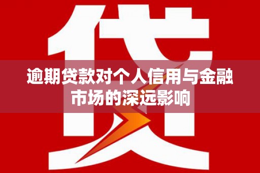 安南逾期贷款对个人信用与金融市场的深远影响