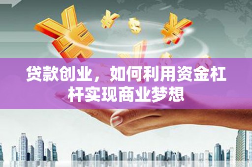 安南贷款创业，如何利用资金杠杆实现商业梦想