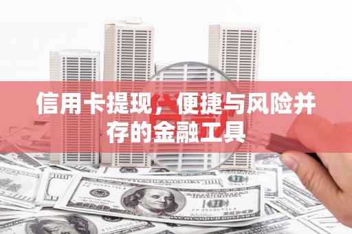 安南信用卡提现，便捷与风险并存的金融工具