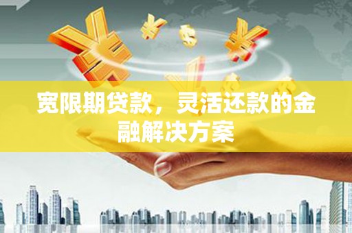 安南宽限期贷款，灵活还款的金融解决方案