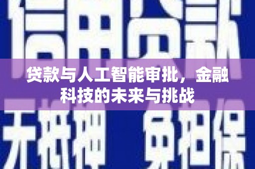 安南贷款与人工智能审批，金融科技的未来与挑战