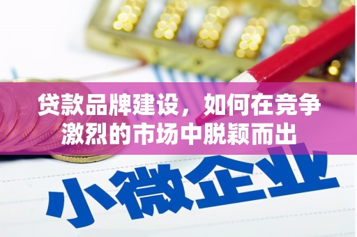 安南贷款品牌建设，如何在竞争激烈的市场中脱颖而出
