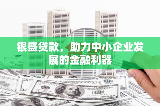 安南银盛贷款，助力中小企业发展的金融利器