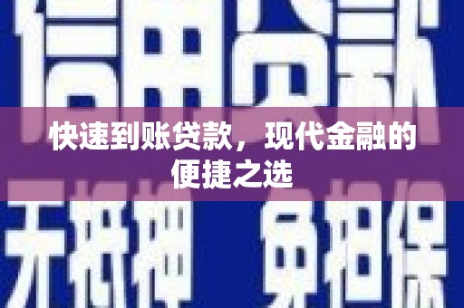 安南快速到账贷款，现代金融的便捷之选