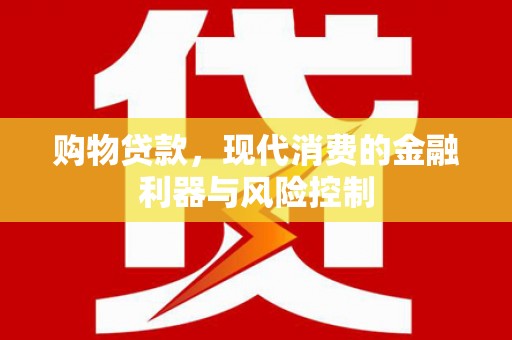 安南购物贷款，现代消费的金融利器与风险控制