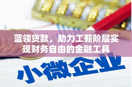 安南蓝领贷款，助力工薪阶层实现财务自由的金融工具