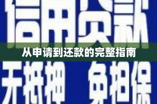 安南从申请到还款的完整指南