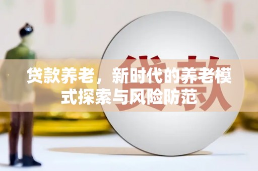 安南贷款养老，新时代的养老模式探索与风险防范