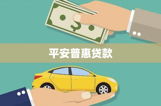 安南平安普惠贷款