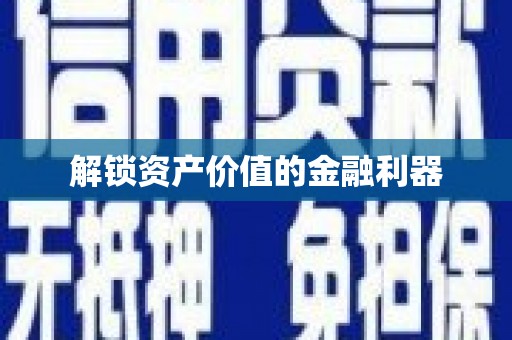 安南解锁资产价值的金融利器